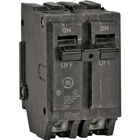 GE INDUSTRIAL SOLUTIONS Circuit Breaker, THQL Series 40A, 2 Pole, 120/240V AC THQL2140